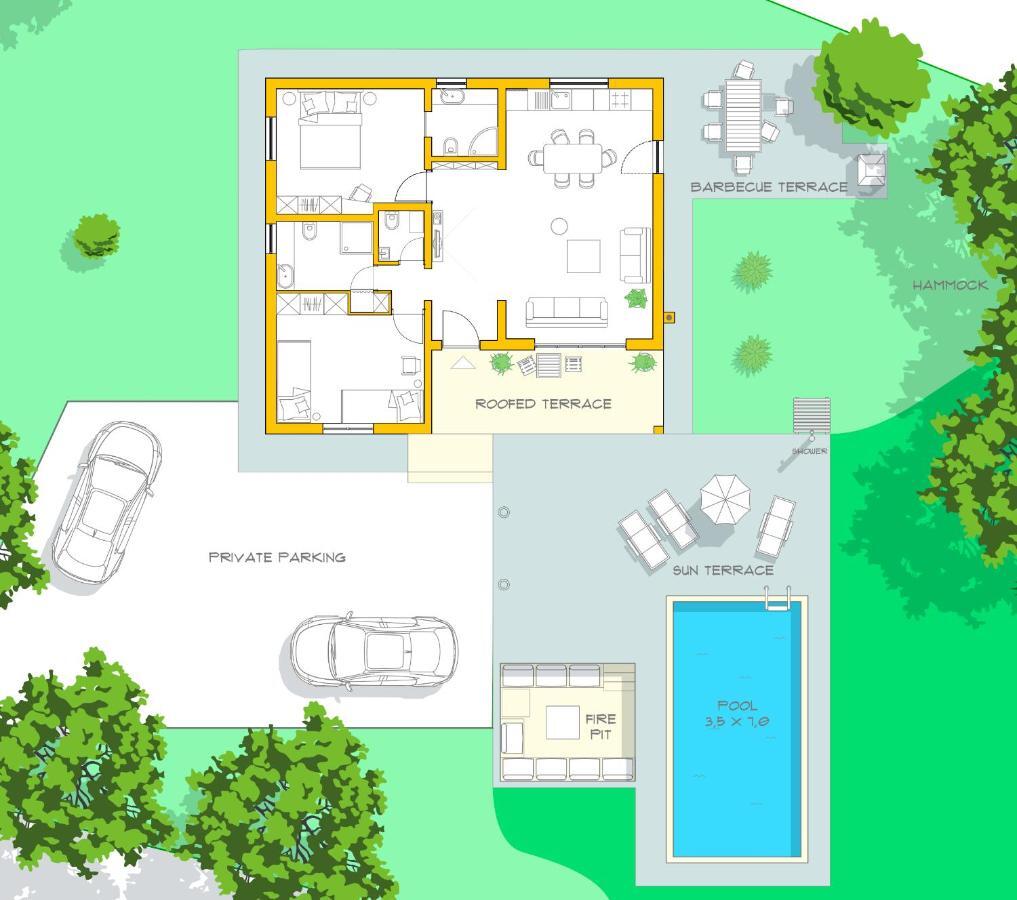 Tara Villa Pavicini Exteriör bild
